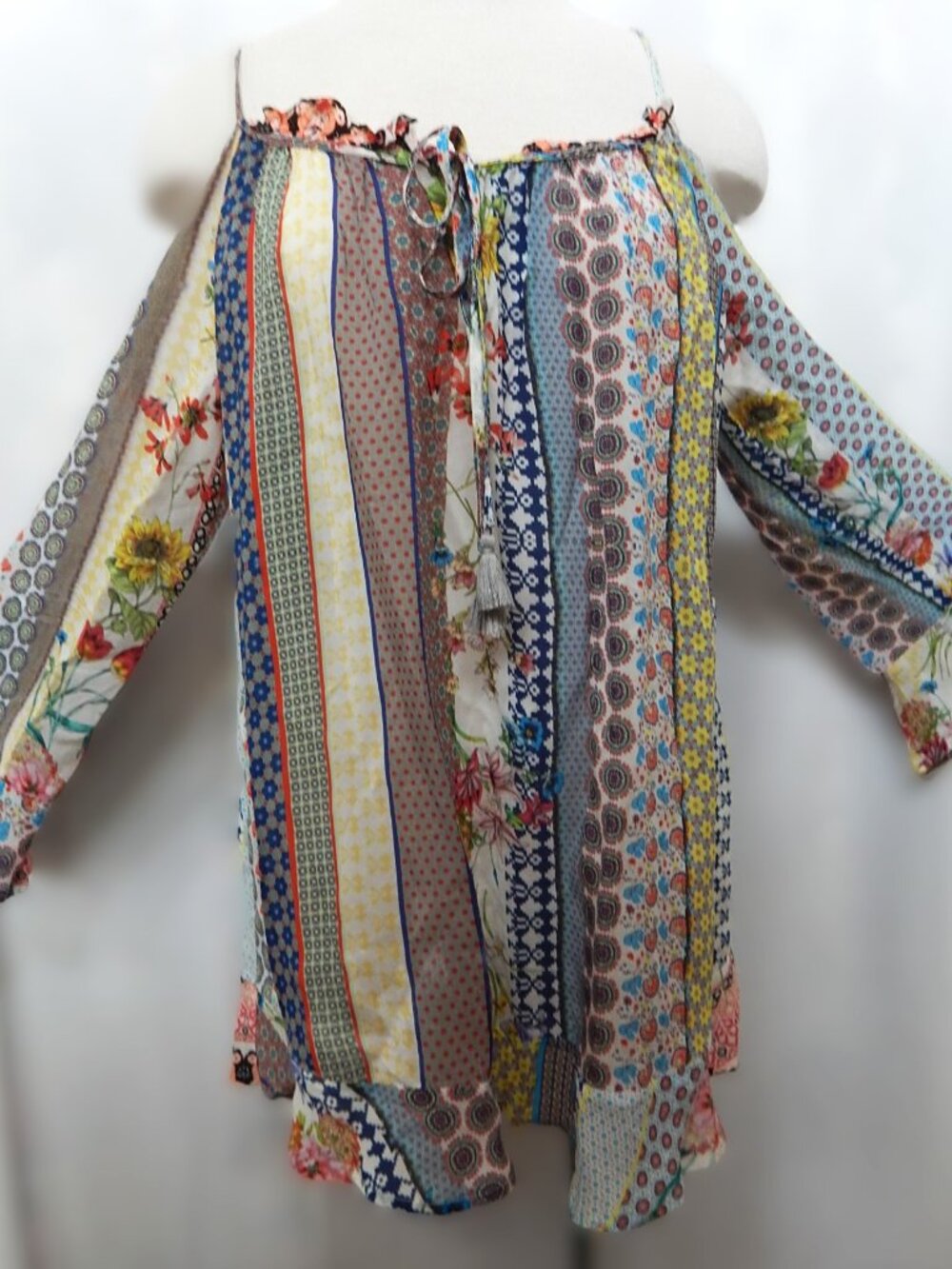 Vintage Johnny Was Garden Cold Shoulder Blouse